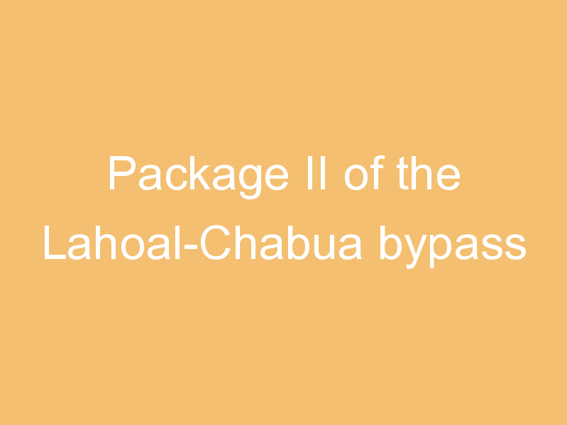 Package II of the Lahoal-Chabua bypass