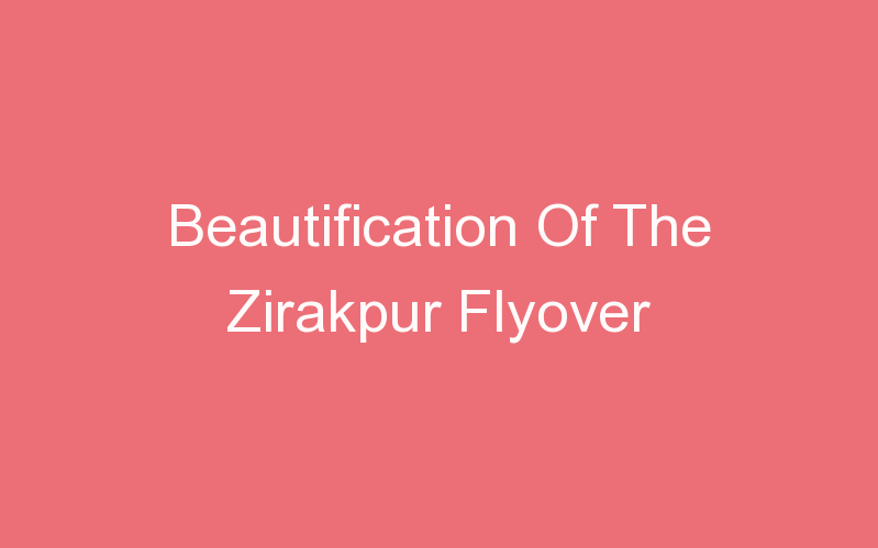 Beautification Of The Zirakpur Flyover