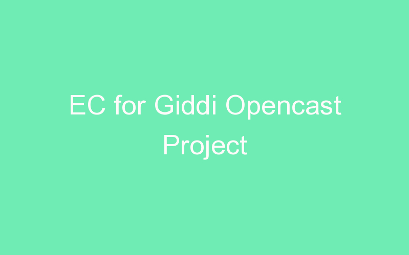 EC for Giddi Opencast Project