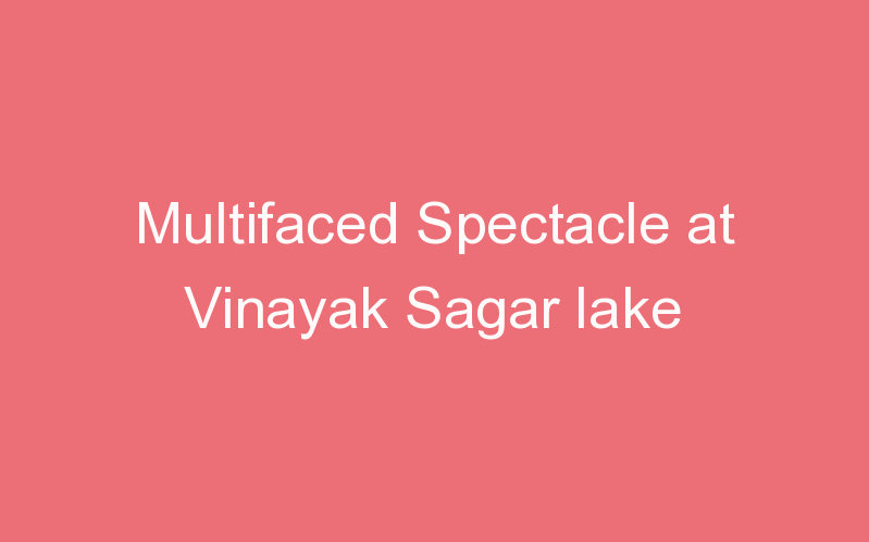 Multifaced Spectacle at Vinayak Sagar lake