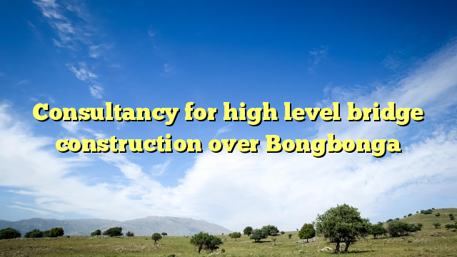 Consultancy for high level bridge construction over Bongbonga